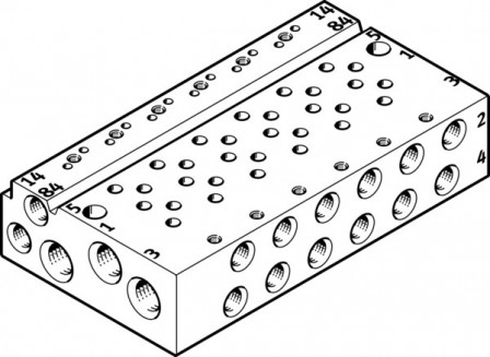 VABM-L1-10AW-M7-6 Barrette de raccordement