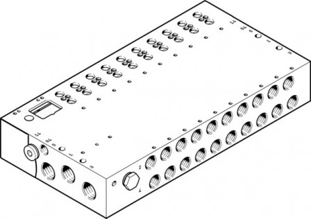 VABM-L1-18W-G38-5-G Barrette de raccordement