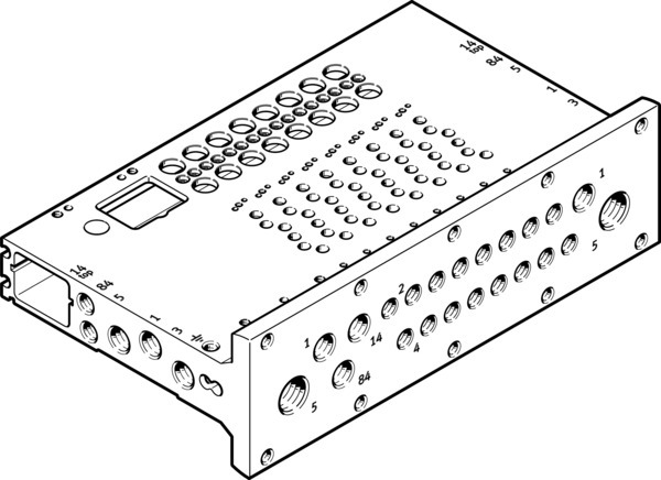 VABM-L1-10HWS1-G18-4-GR Barrette de raccordement