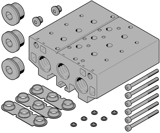 VABM-B10-30E-G34-3 Bloc de raccordement