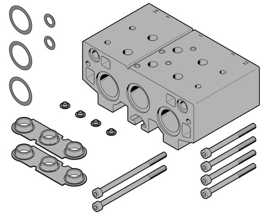 VABM-B10-30EEE-G34-2 Bloc de raccordement