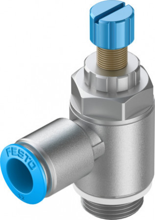 GRLA-1/2-QS-12-RS-D Limiteur de débit unidirectionnel