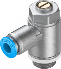 GRLA-1/4-QS-6-D Limiteur de débit unidirectionnel