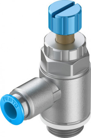 GRLA-3/8-QS-8-RS-D Limiteur de débit unidirectionnel