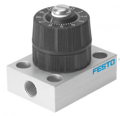 GRP-160-1/8-AL Limiteur de débit unidirectionnel de précision