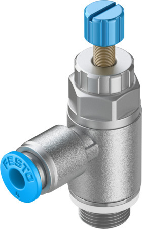 GRLA-1/8-QS-4-RS-D Limiteur de débit unidirectionnel