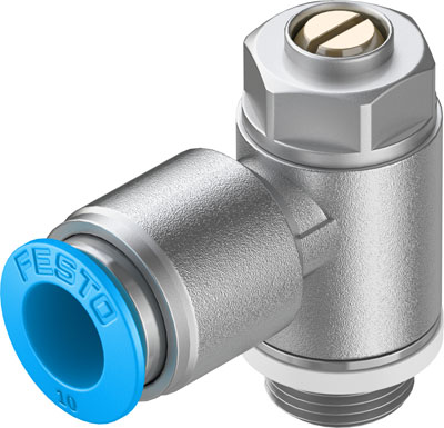 limiteur de débit unidirectionnel GRLA-1/4-QS-10-D