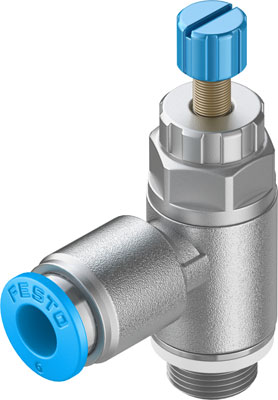 limiteur de débit unidirectionnel GRLA-1/8-QS-6-RS-D
