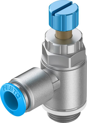 limiteur de débit unidirectionnel GRLA-3/8-QS-10-RS-D