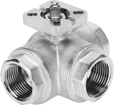 robinet à boisseau sphérique VZBM-2-RP-25-F-3T-F05-B2B3