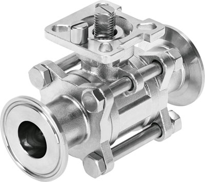 robinet à boisseau sphérique VZBD-11/4-S5-16-T-2-F0405-V14V14