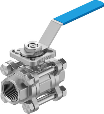 robinet à boisseau sphérique VZBE-3/4-T-63-T-2-F0304-M-V15V15