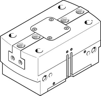 pince à serrage parallèle HGPT-80-A-B-F