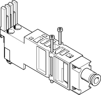 plaque d'alimentation verticale VMPA2-VSP-QS6