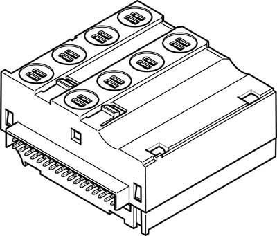 module électrique juxtaposable VMPAL-EVAP-10-1-4