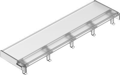 porte-étiquette ASCF-H-L2-19V