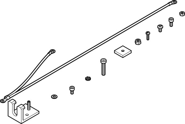 CAFC-X1-BE Kit de fixation