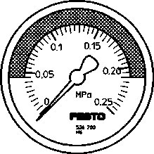 manomètre MA-50-0,25-R1/4-MPA-E-RG