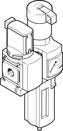 MSB4-1/4:C3:J120-WP Combinaison de modules de traitement d'air