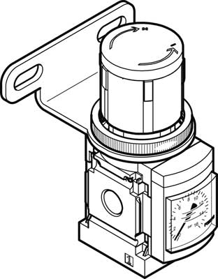 manodétendeur MS4-LR-1/8-D6-WR