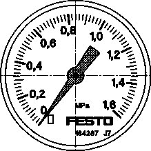 manomètre MA-40-1,6-G1/8-MPA