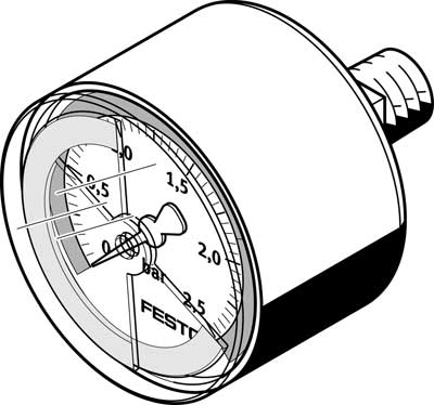 manomètre MA-50-2,5-R1/4-E-RG