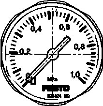 manomètre MA-27-1,0-M5-MPA