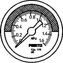 manomètre MA-40-1,6-R1/8-MPA-E-RG