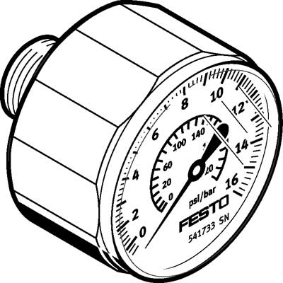 manomètre MA-27-16-R1/8