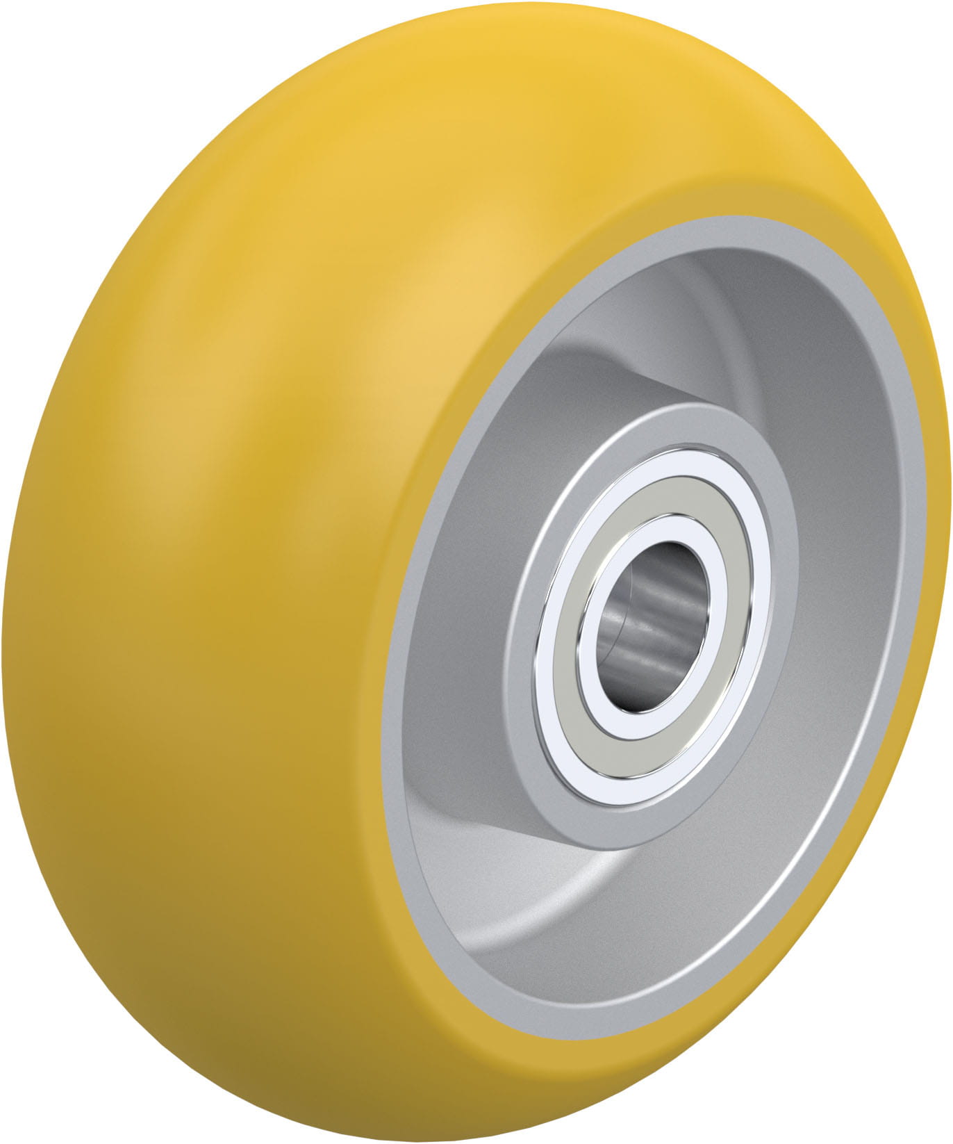 Roue bandage polyuréthane Extrathane® fortement bombé