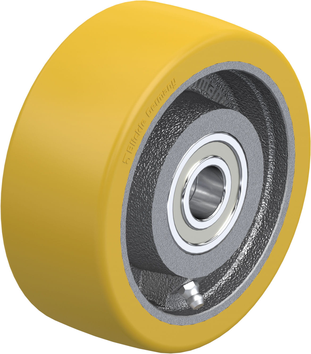 Roue fortes charges avec bandage polyuréthane Extrathane®
