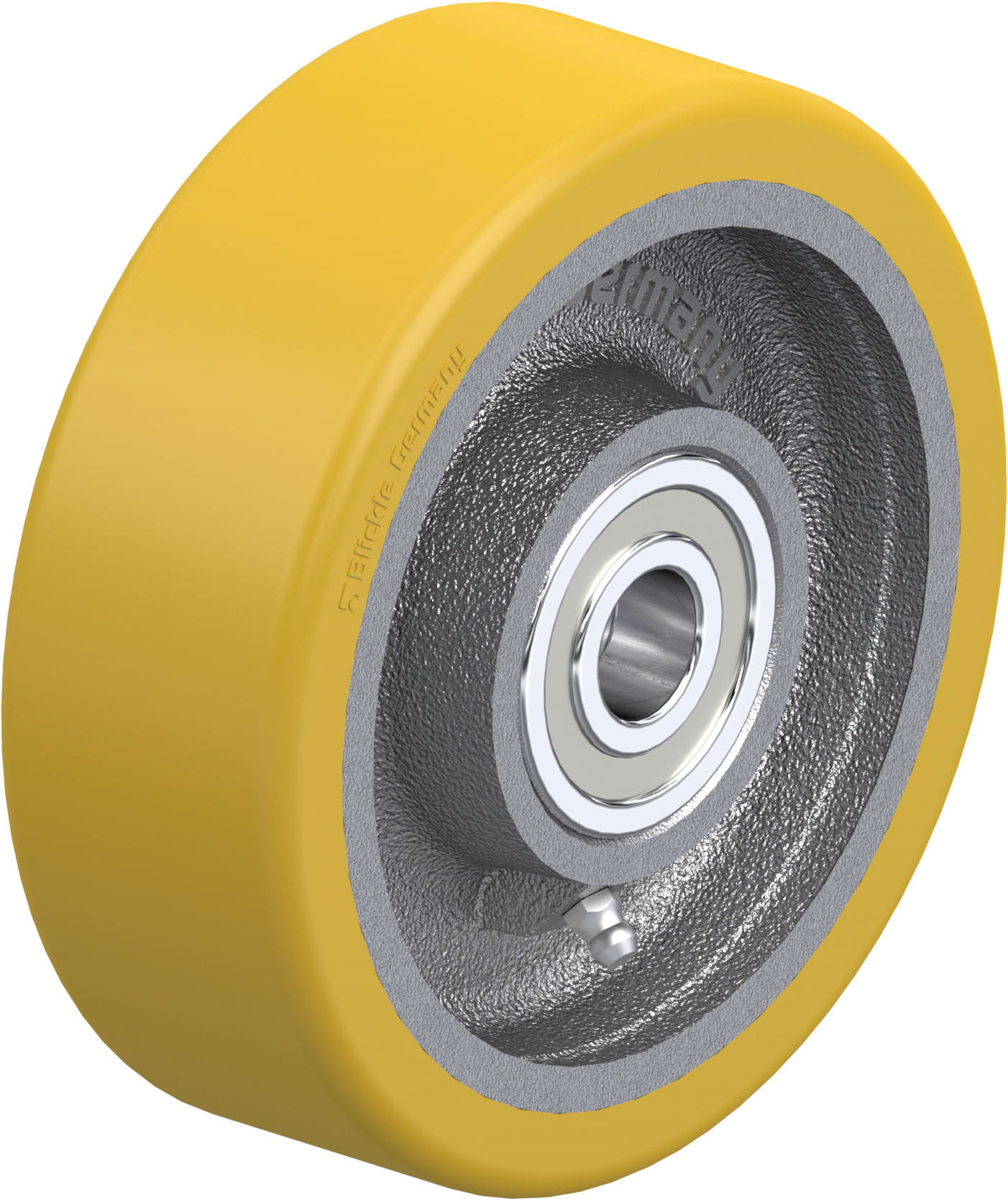 Roue fortes charges avec bandage polyuréthane Extrathane®