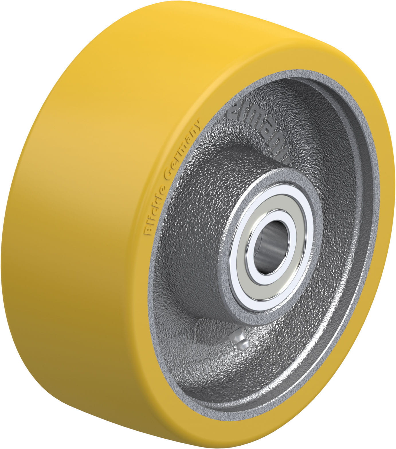 Roue fortes charges avec bandage polyuréthane Extrathane®
