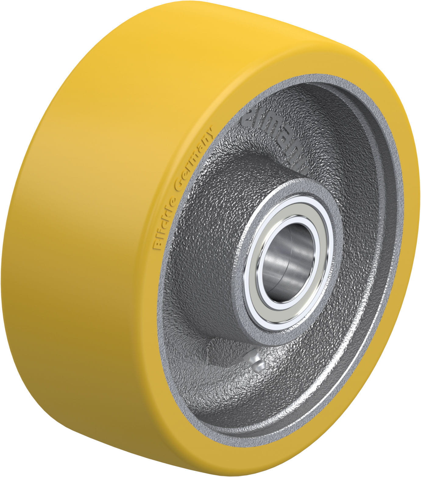 Roue fortes charges avec bandage polyuréthane Extrathane®