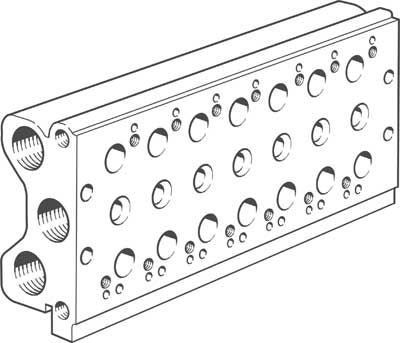 BLOC DE RACCORD PRS-ME-1/8-7