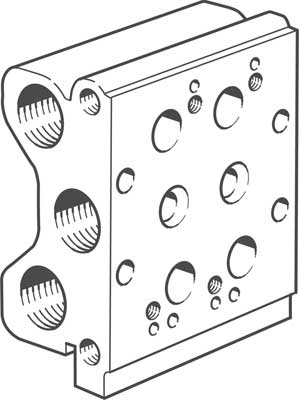 BLOC DE RACCORD PRS-ME-1/8-2